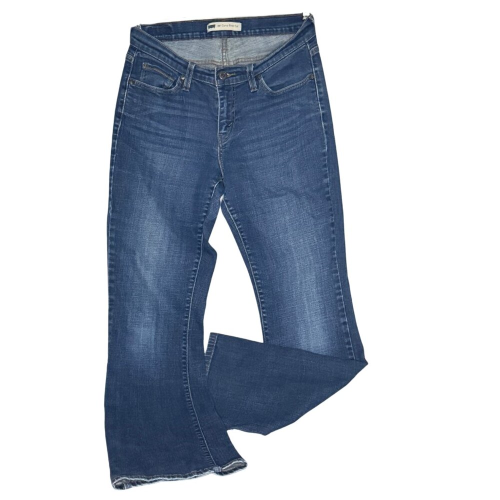 Levis 529 Women's Jeans Curvy Boot Cut 10 M, Bling Pocket Detail, Mid Rise